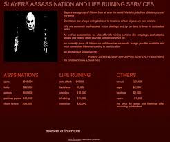 dark web hit-list operator