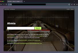 Ahmia dark web search