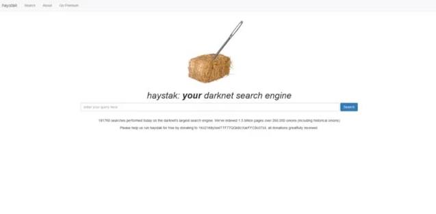 haystak dark web search